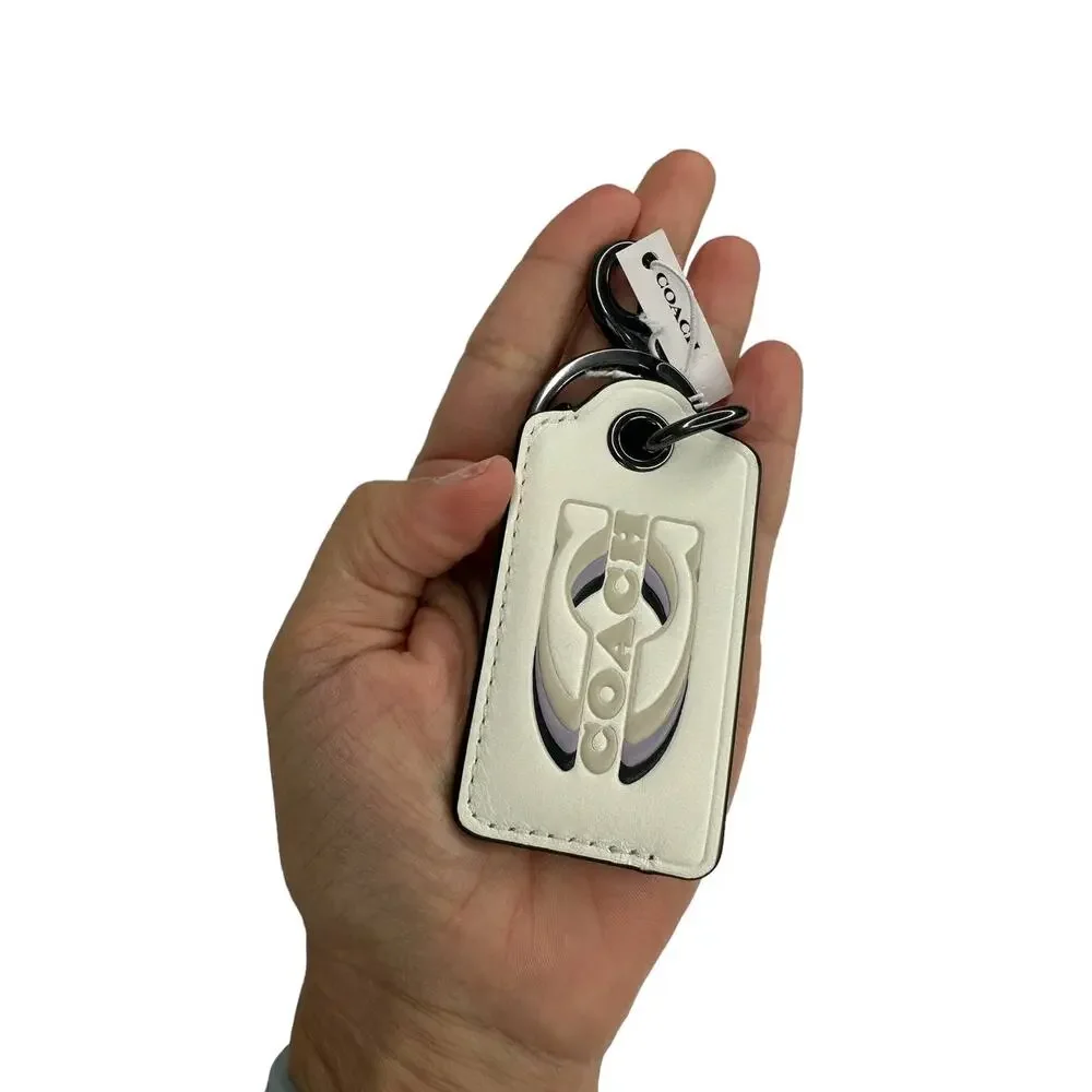 Coach Bottle Opener Key Fob With Coach Stamp Chalk